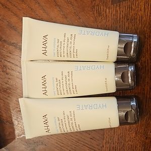 Three AHAVA time to hydrate essential day moisturizer